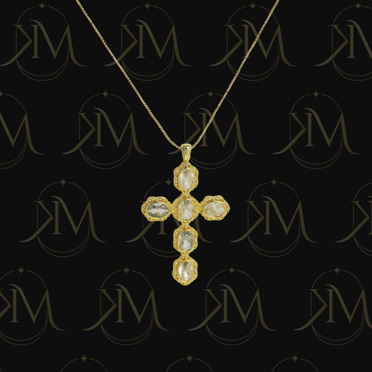 Cross Rhinestone Necklace