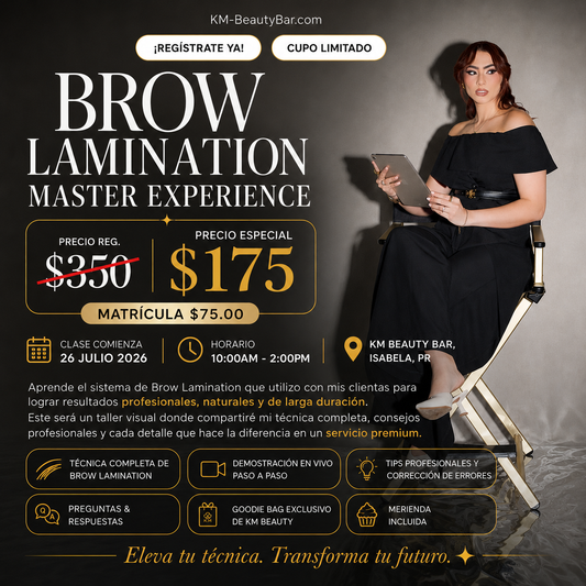 BROW LAMINATION - MASTER EXPERIENCE