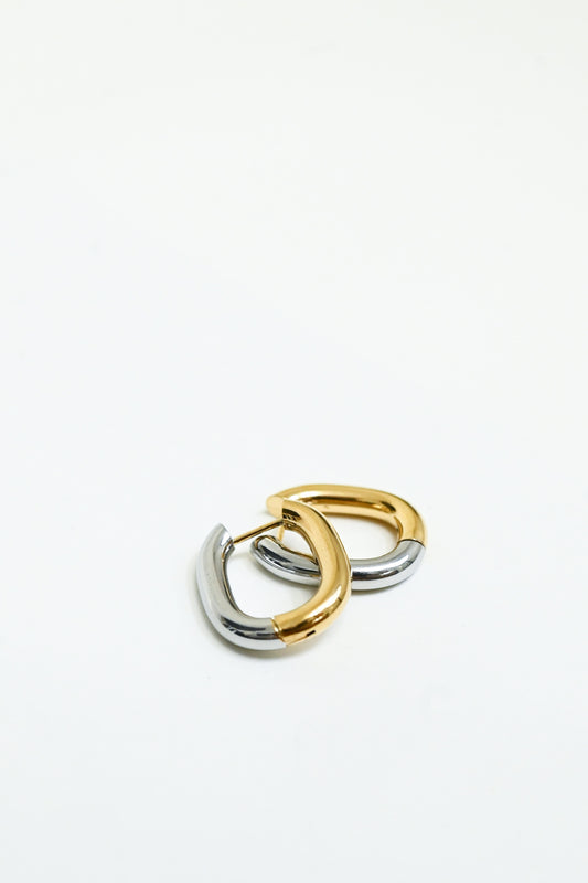 Double Tone Earrings