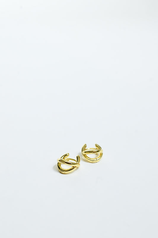 Twist Gold Earrings